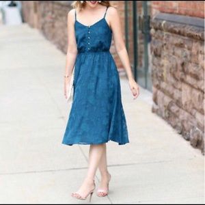 Lauren Conrad floral midi dress